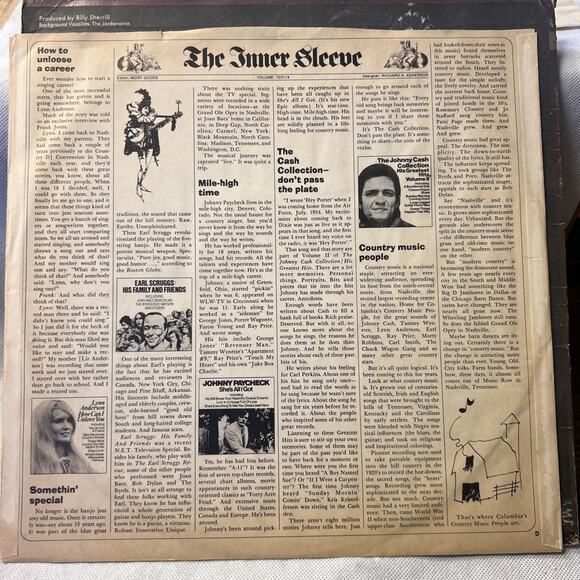 George Jones PROMO Self Titled LP KE31321- COUNTRY VG+ ULTRASONIC CLEAN - Picture 3 of 10